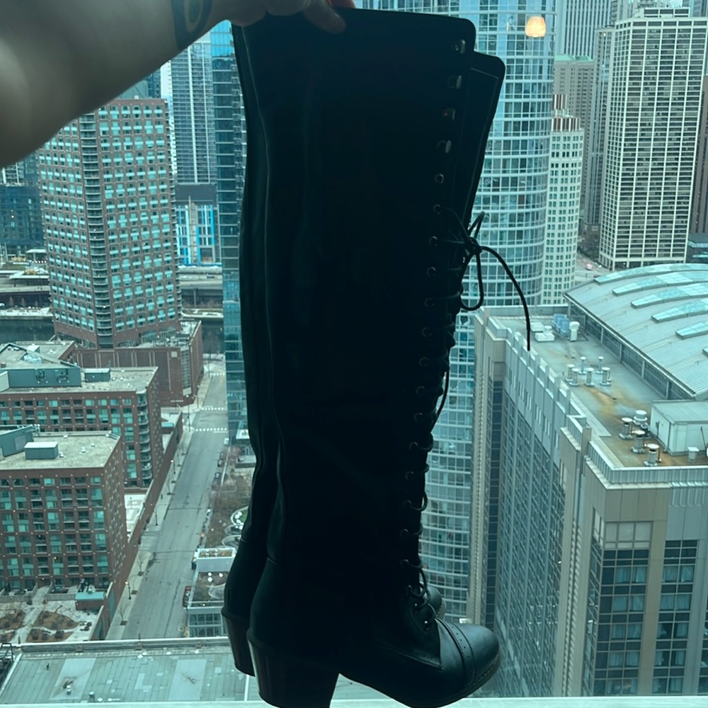 Black Over the Knee Boots